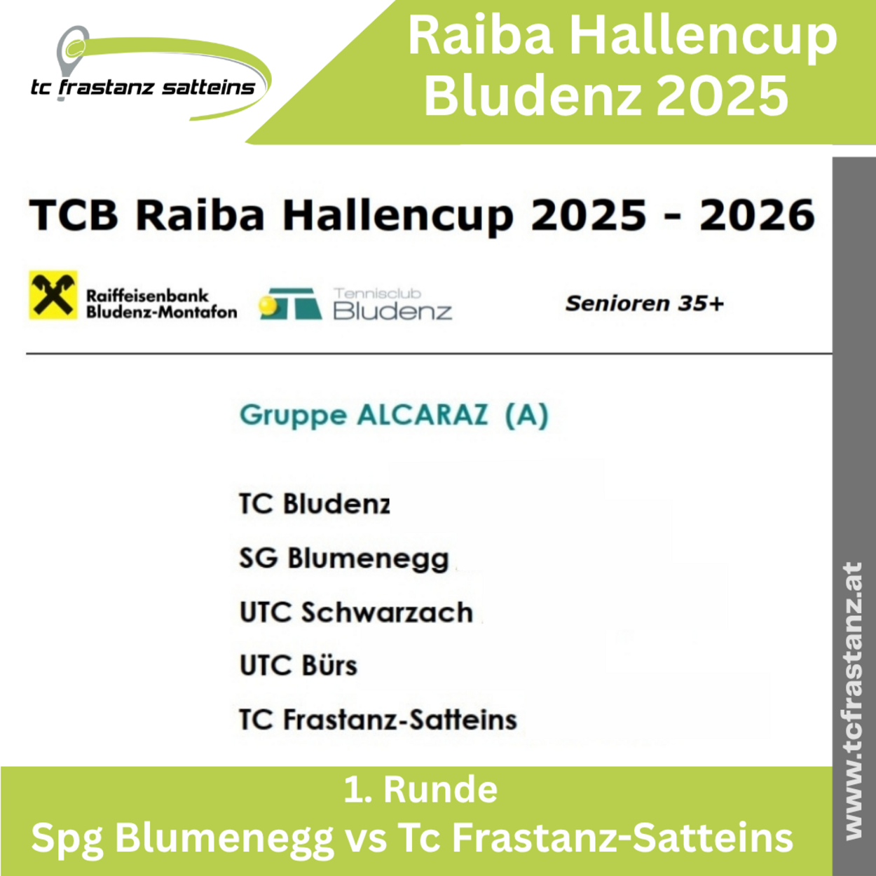 Raiba Hallencup Bludenz 1. Runde