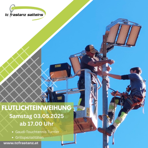 Flutlichteinweihung 