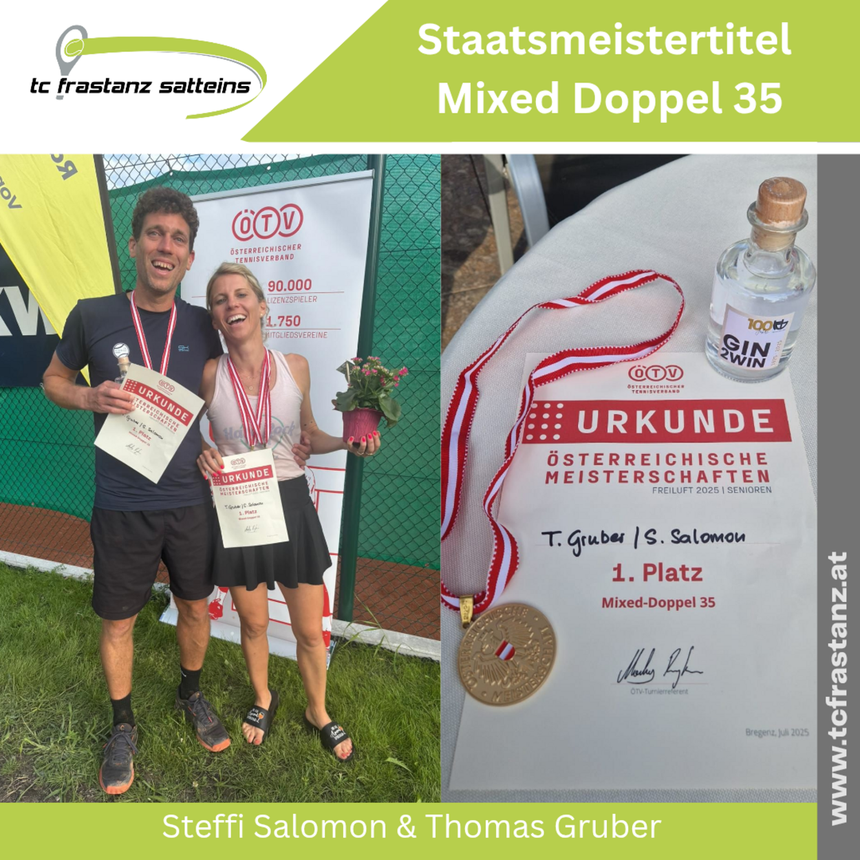 Staatsmeistertitel 2025 nach Frastanz 