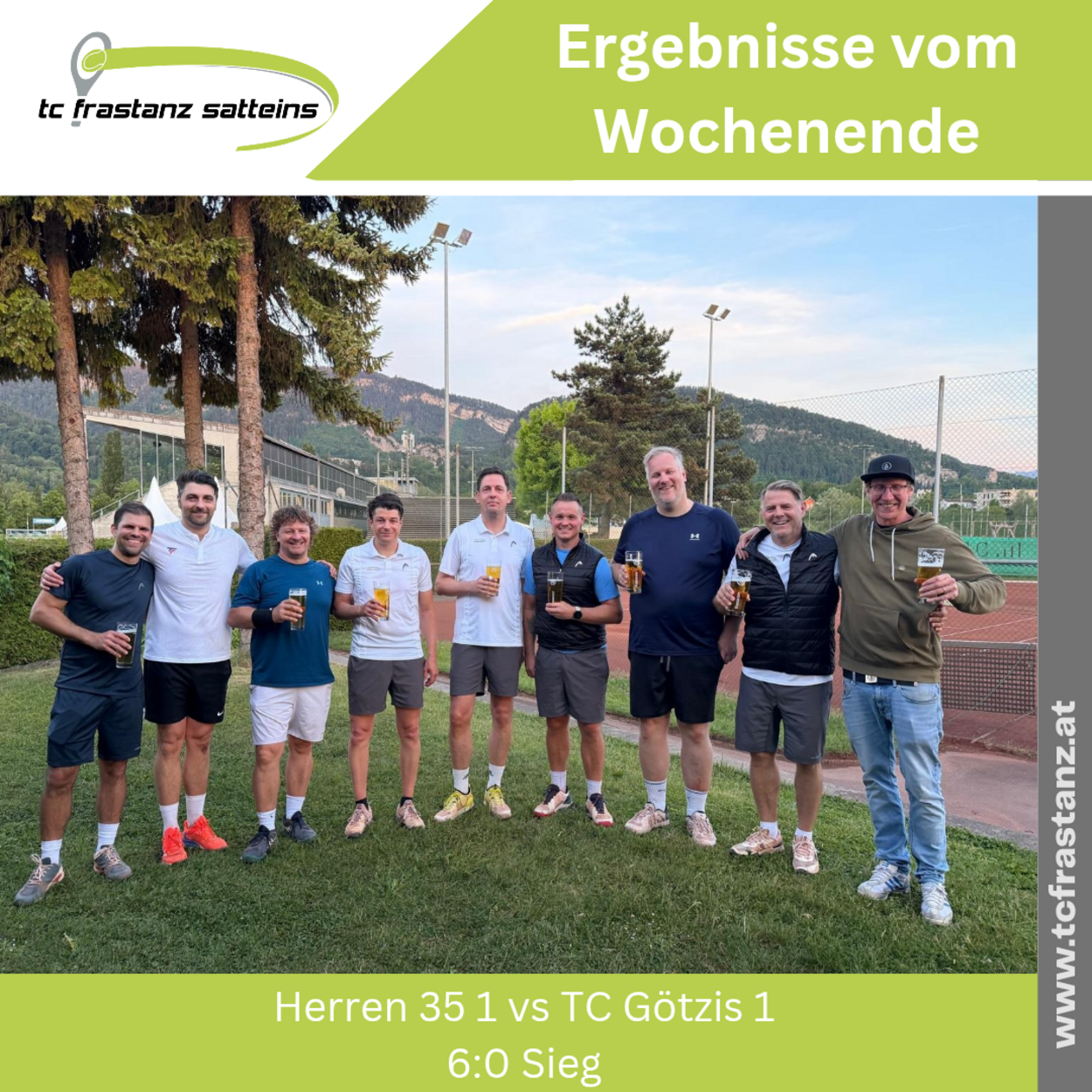 Die Ergebnisse vom Wochenende 
