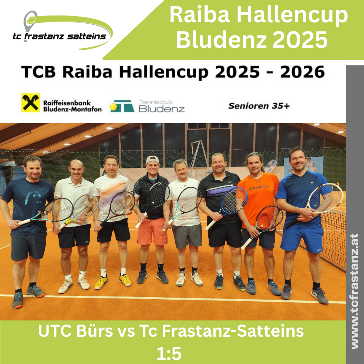 Platzierungsspiel beim TCB Raiba Hallencup Bludenz 2025/2026