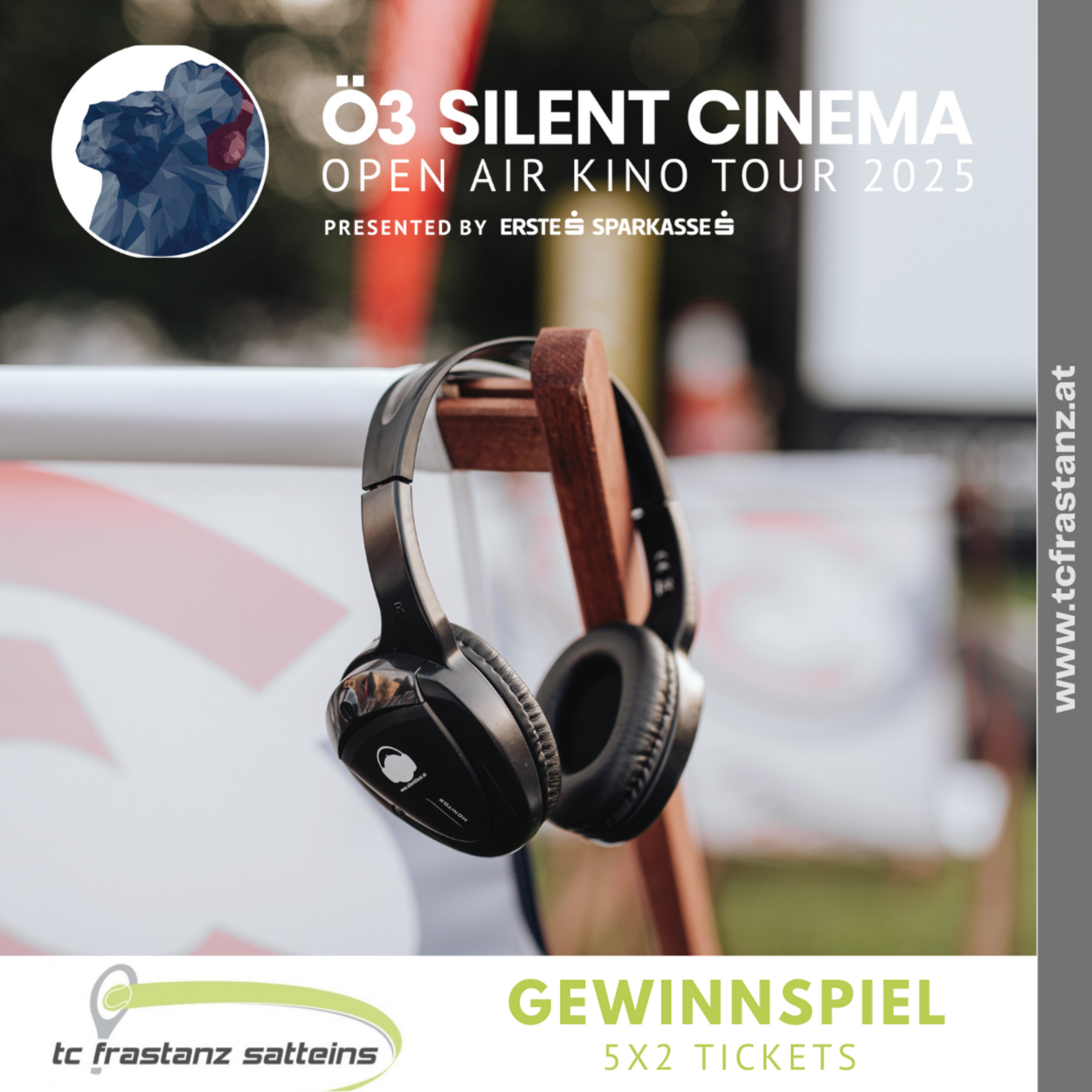 Gewinnspiel Silent Cinema Open Air Kino in Frastanz